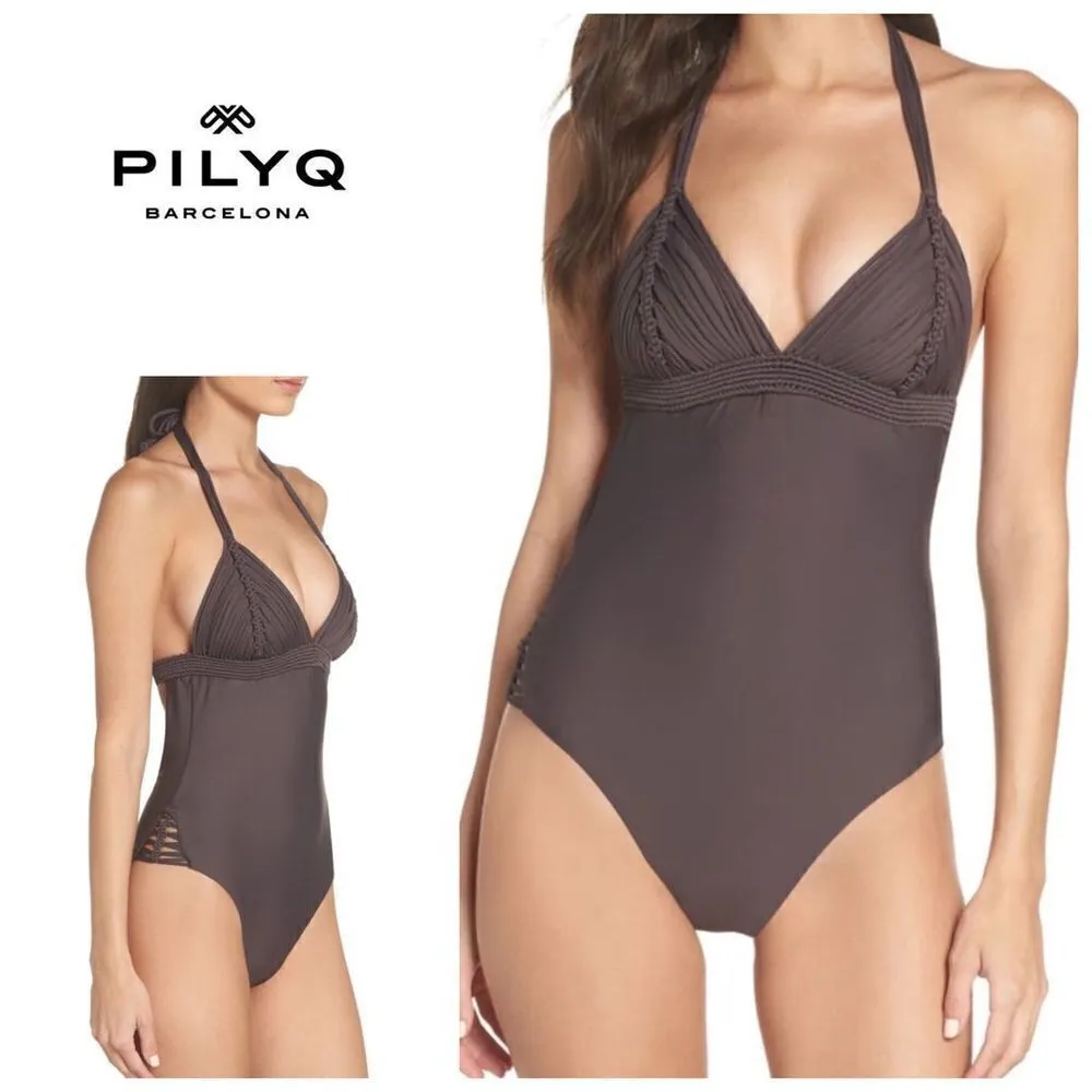 New. PilyQ macramé one piece. Normally $149 - Image 2