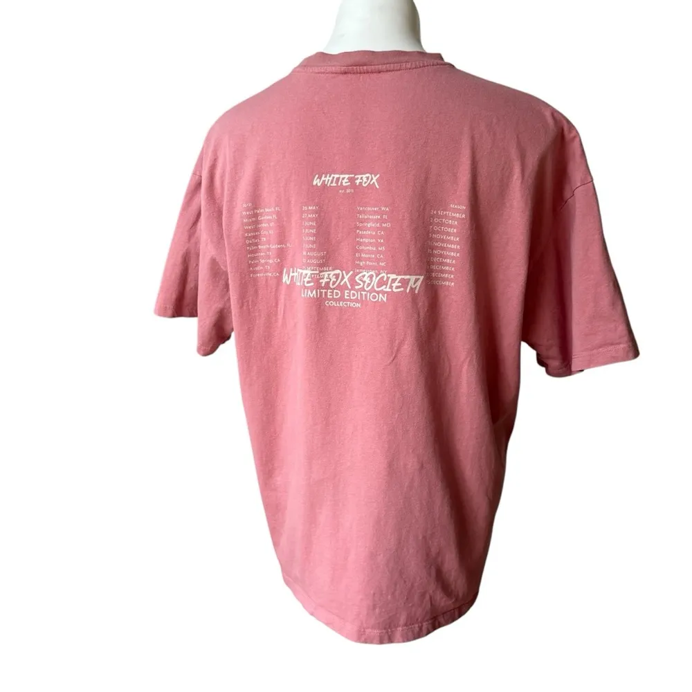 White Fox Limited Edition Oversized Short Sleeve Tee, Sz S/M - Image 6