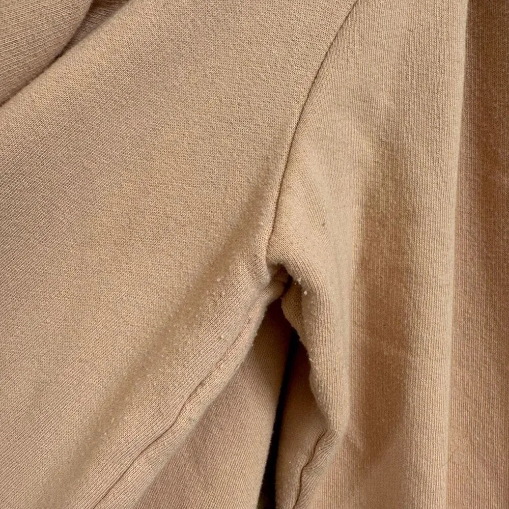 PINK Victorias Secret Light Pink Side Slit Long Zip Hoodie Oversized Medium - Image 6