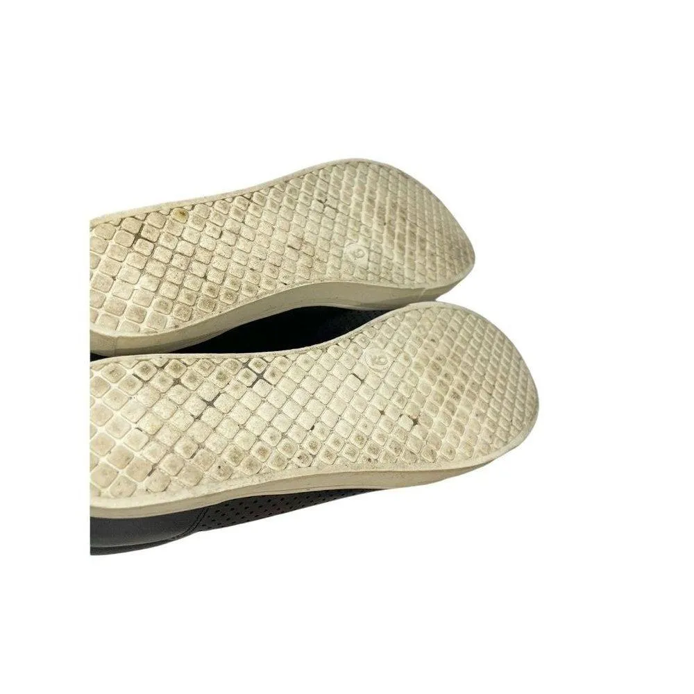 Mossimo Bonded Leather High Top Black Perforated Sneakers SZ 9 Lace Up Casual - Image 5