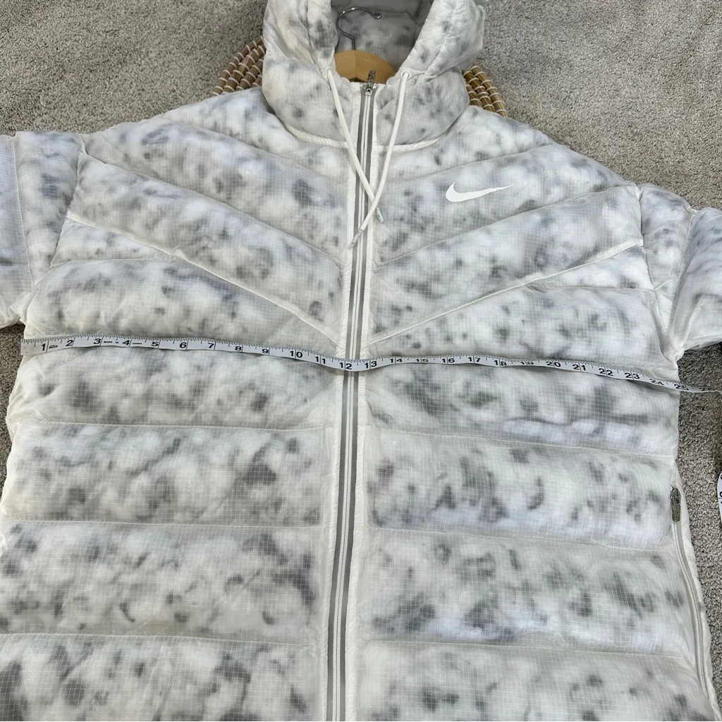 Nike Sportswear Women’s Marble Eco Down Long Parka Jacket Full Zip Outdoor L - Image 14