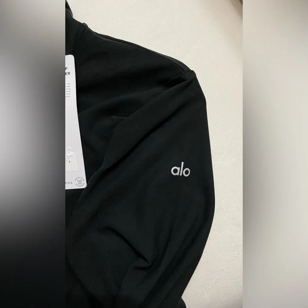 NWT  Alosoft 1/2 Zip Rapid Pullover Black Size XS - Image 6