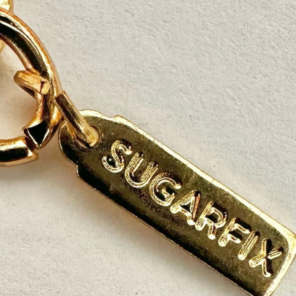 Sugarfix  red multi strand flower statement necklace - Image 5