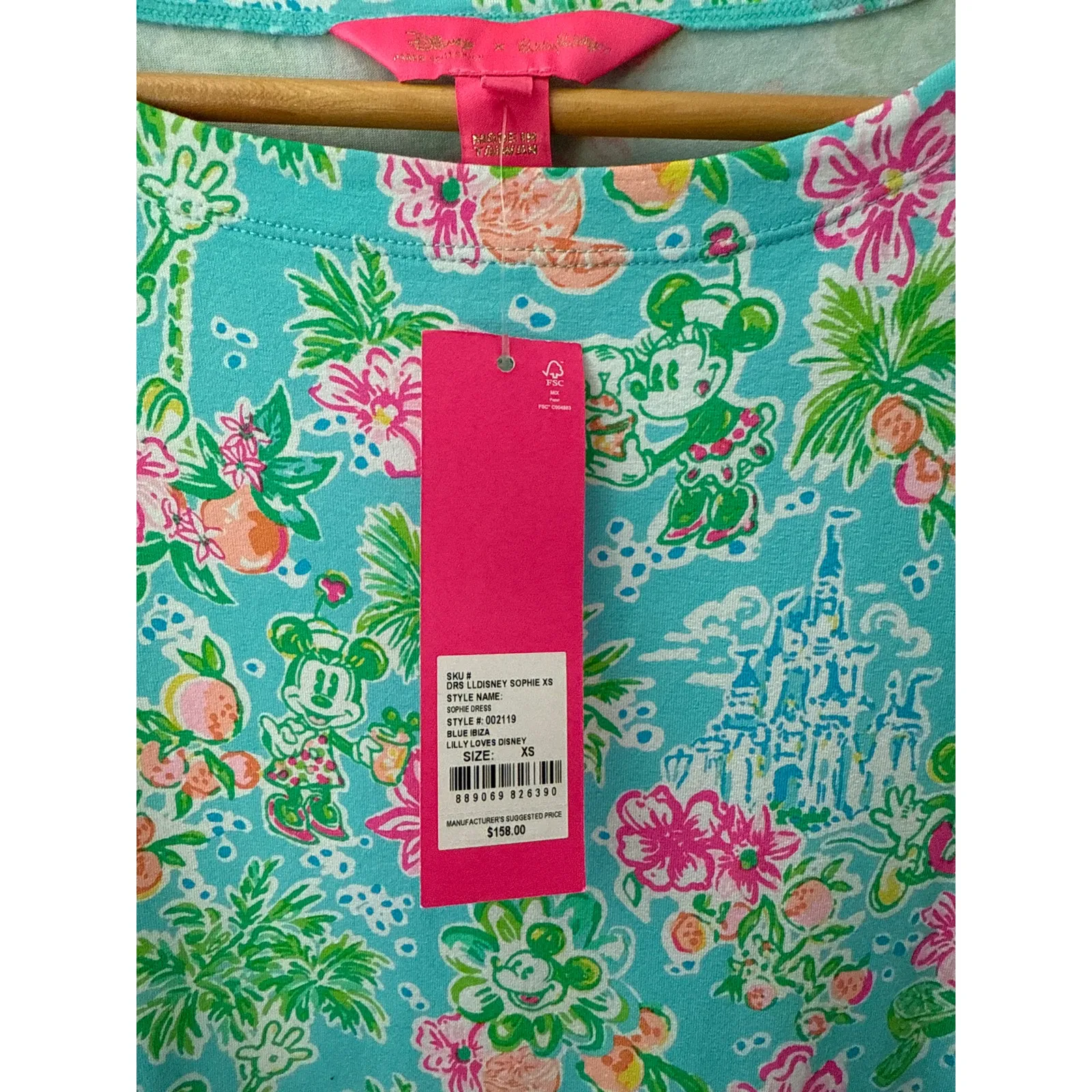 Lilly Pulitzer‎ x Disney Parks Sophie Shift Dress in Lilly Loves Disney Size XS - Image 8