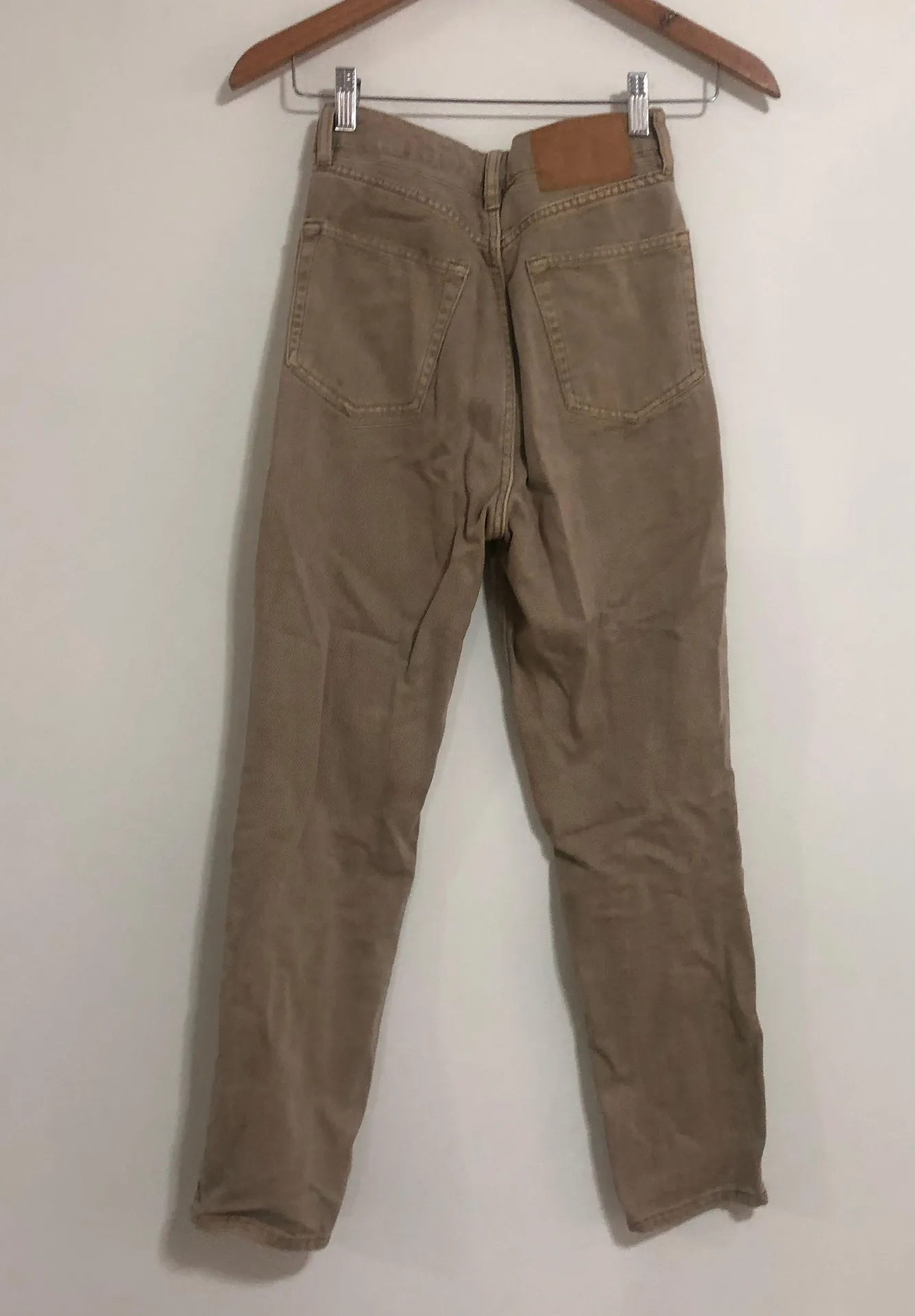 H&M Divided Ankle-length Beige Jeans size 0. - Image 2