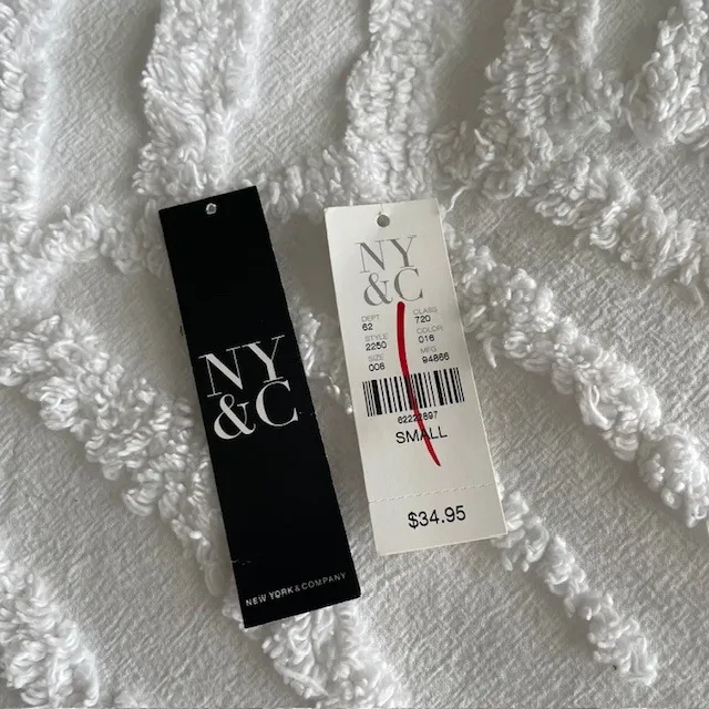 New York & Company White Sleeveless Dress - Size S - NWOT - Image 6