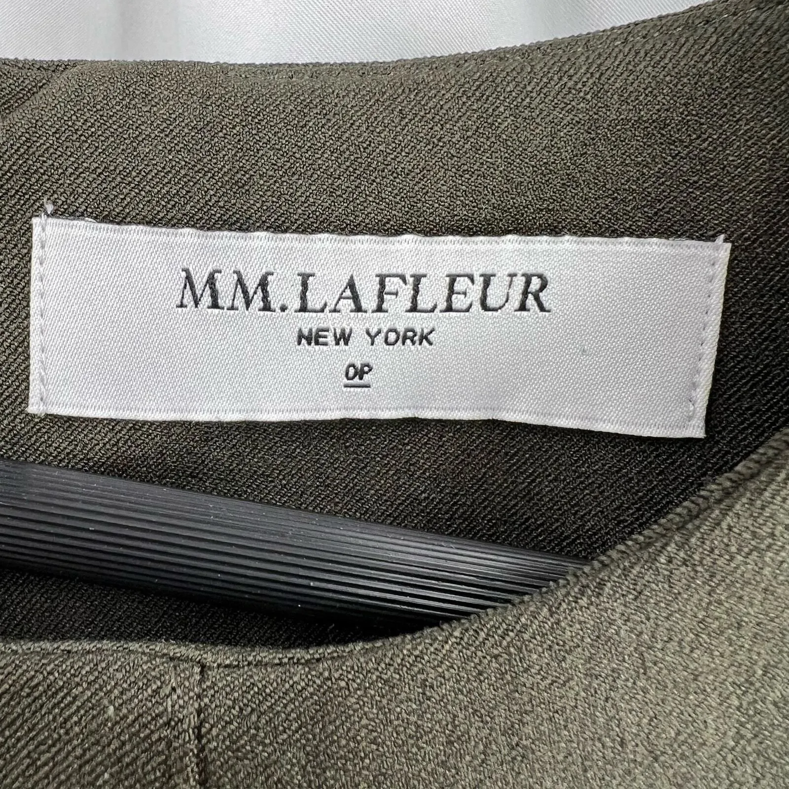 MM‎ Lafleur Etsuko Dress Womens 0P Green 3/4 Sleeve WonderTex Business Work - Image 5