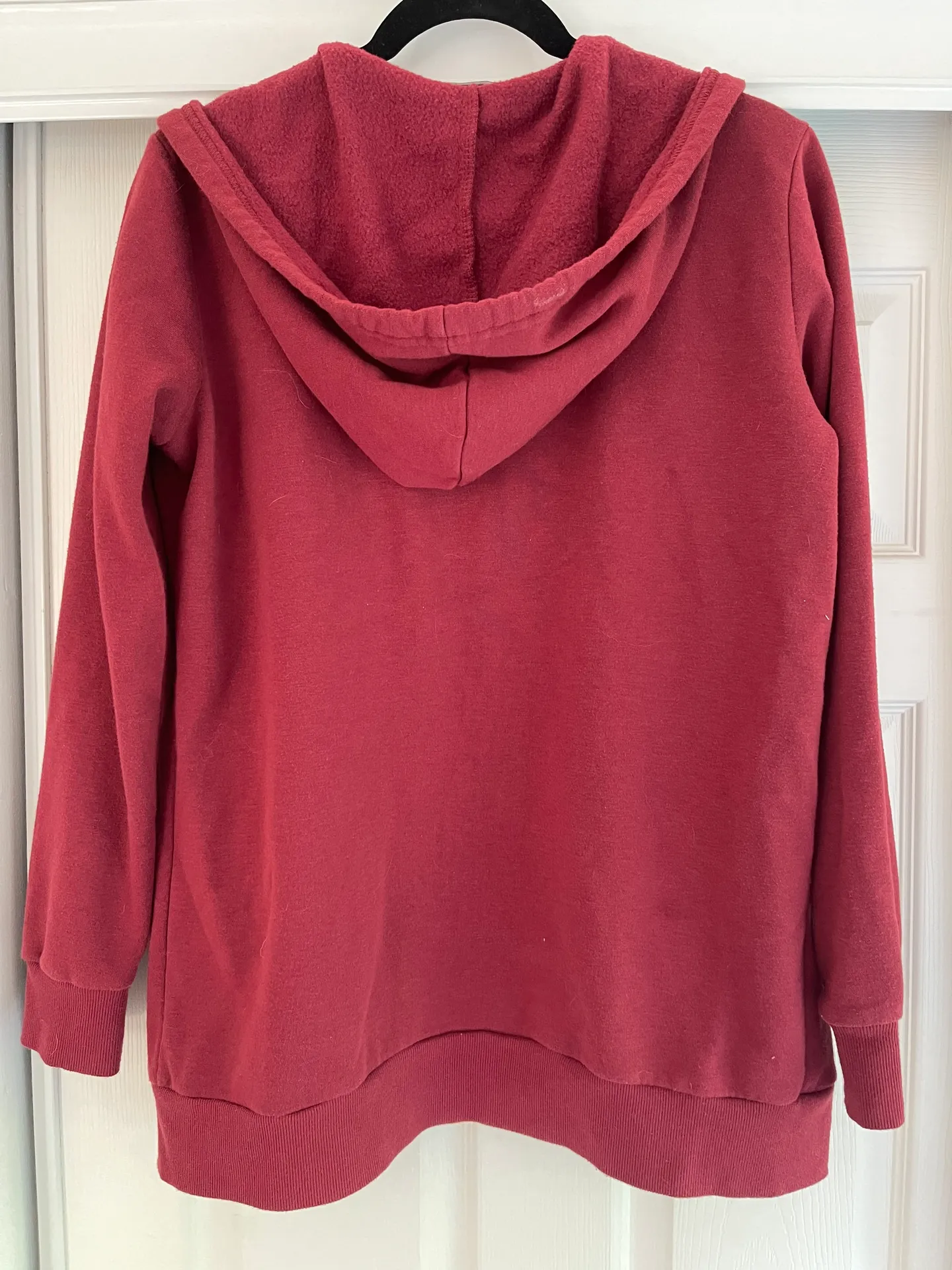 Forever 21 Red Zip Up Hoodie - Image 2