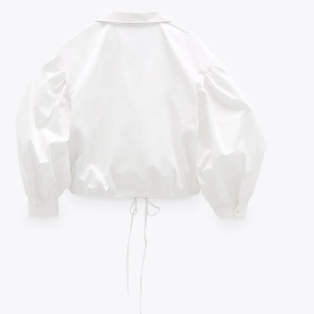 NWT ZARA White Peter Pan Collar Blouse - Image 12