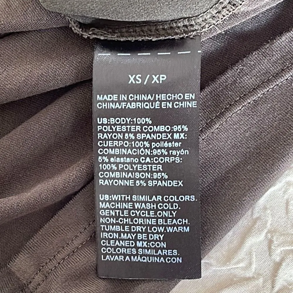 White House Black Market Women's Shirt‎ Top V Neck Cap Sleeve Brown Size XS - Image 8