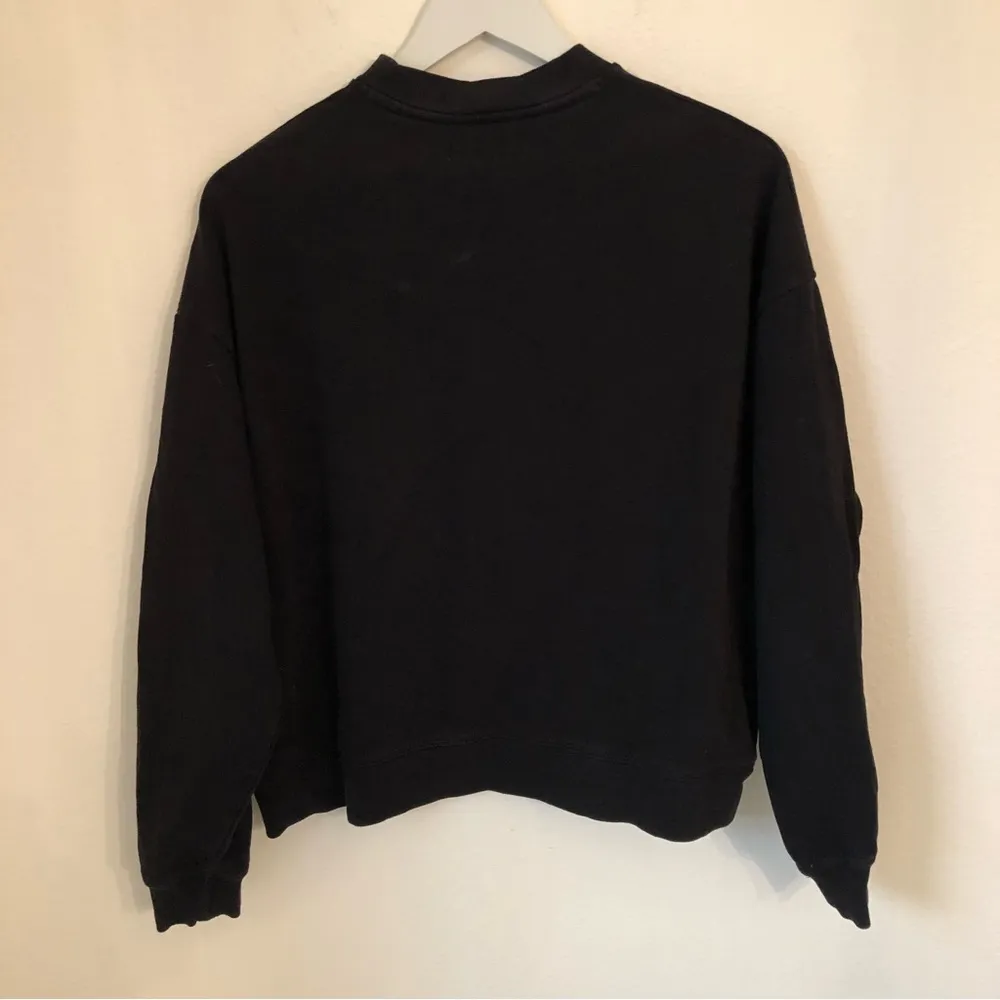 Pull & Bear  Embroidered Oversized Sweatshirt S - Image 5