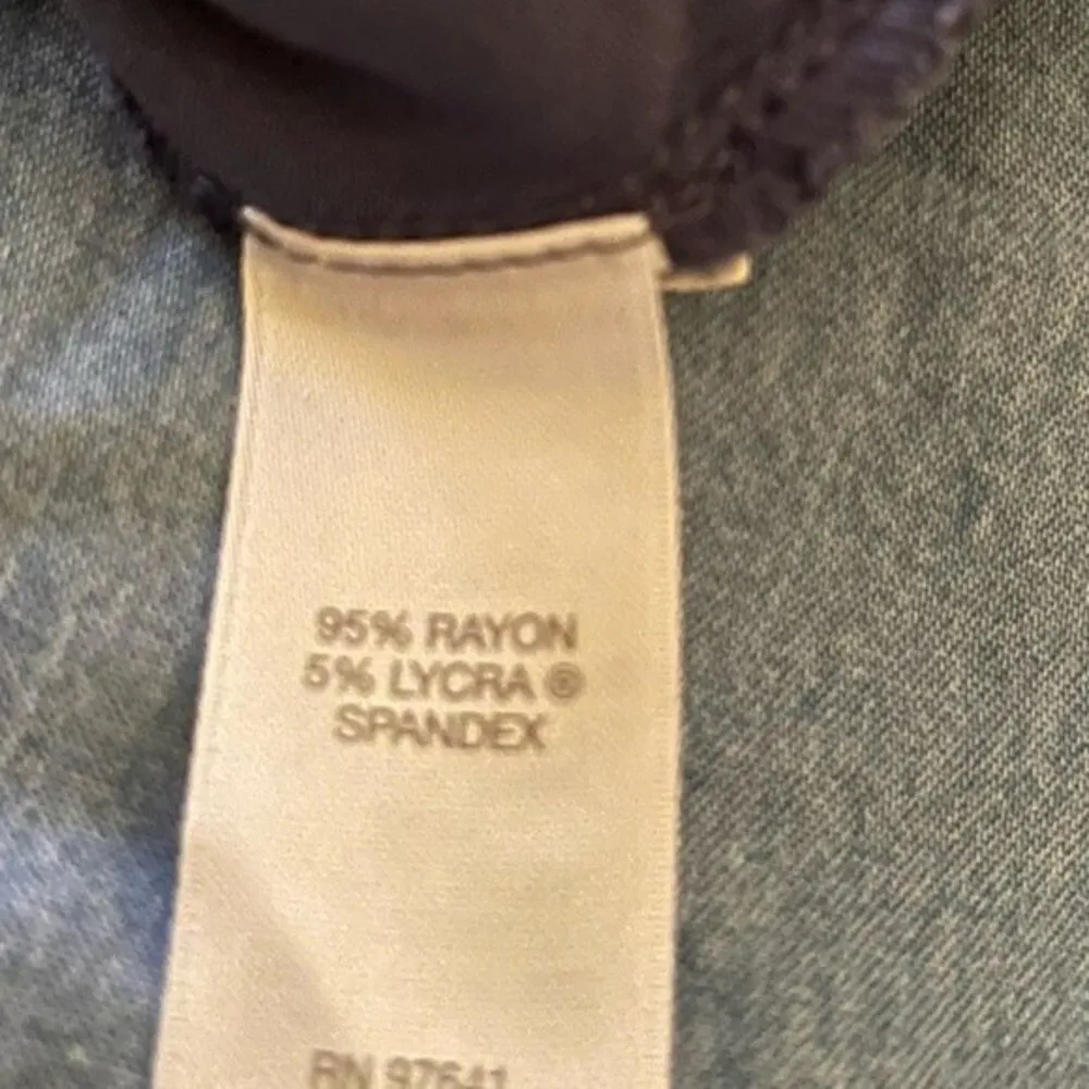 J Jill Wearever Collection rayon blend sleeveless blue maxi dress, MP - Image 4