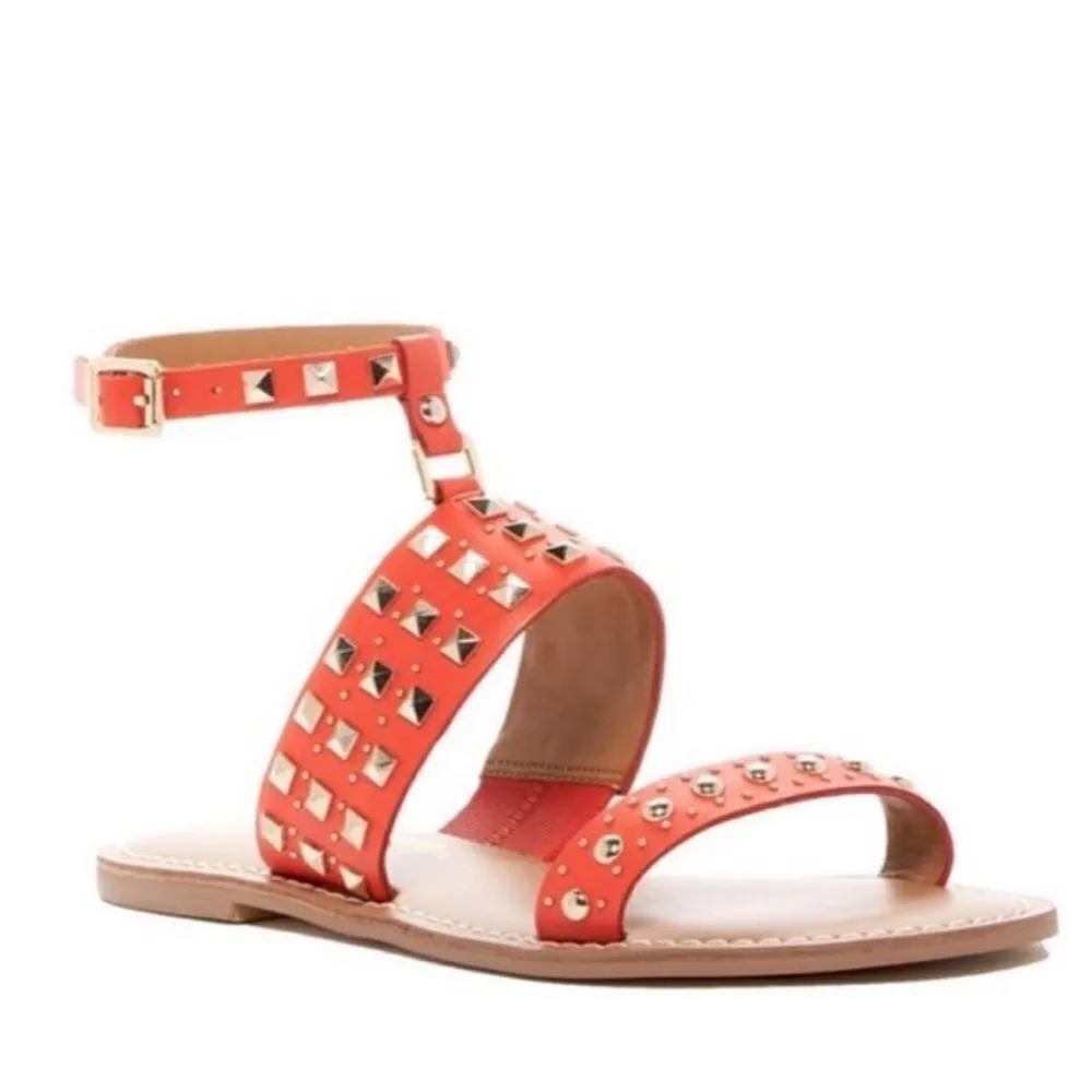 Arturo‎ Chiang leather Studded sandals B36 - Image 2