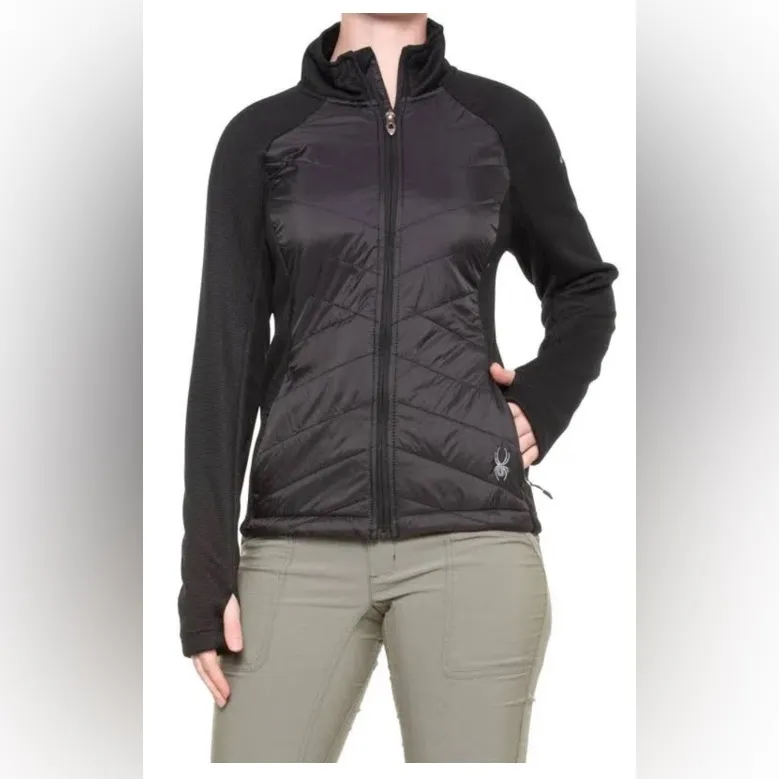 Spyder  Women’s Nova Full Zip Hybrid Jacket - Image 2