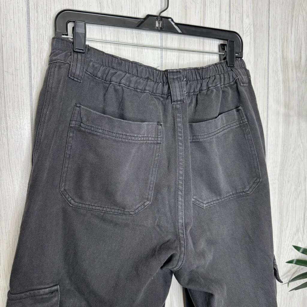PacSun Black '90s Boyfriend Cargo Utility Cotton Jogger Pants size L Large - Image 5