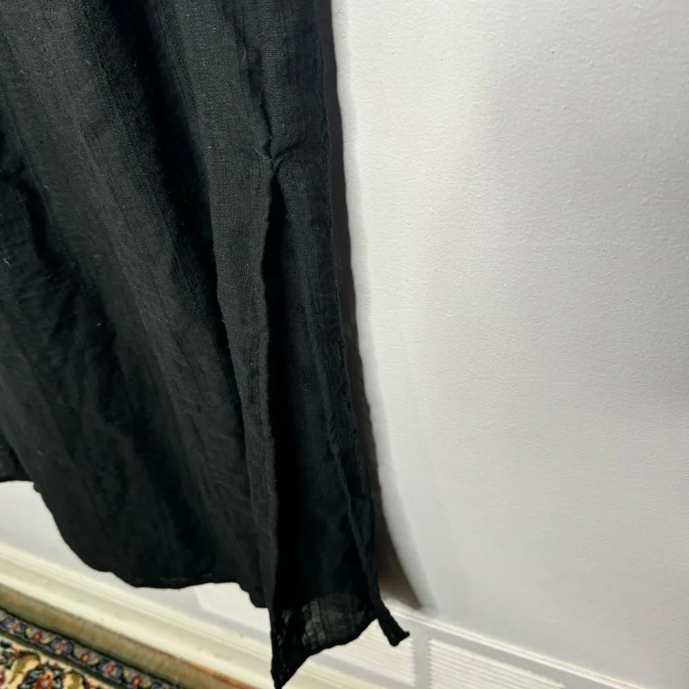 Robin piccone black lightweight midi dress size XS - Image 5