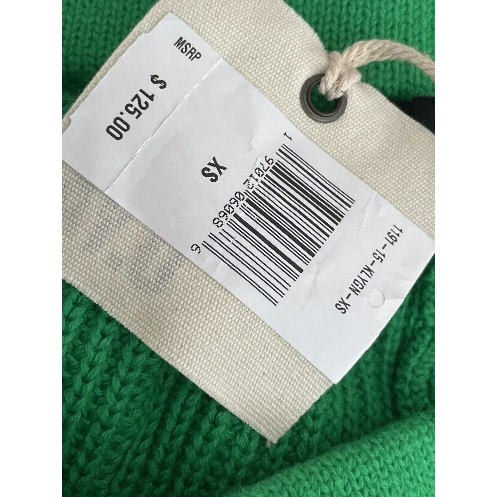 SER.O.YA Uma Knit Shorts Women Size XXS Kelly Green Pull On Cotton Pockets‎ NWT - Image 9