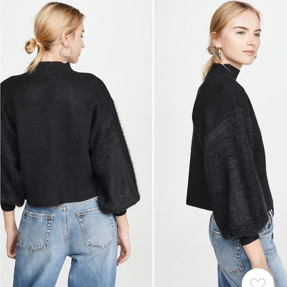 Line & Dot Black Claire Sweater Size M - Image 2