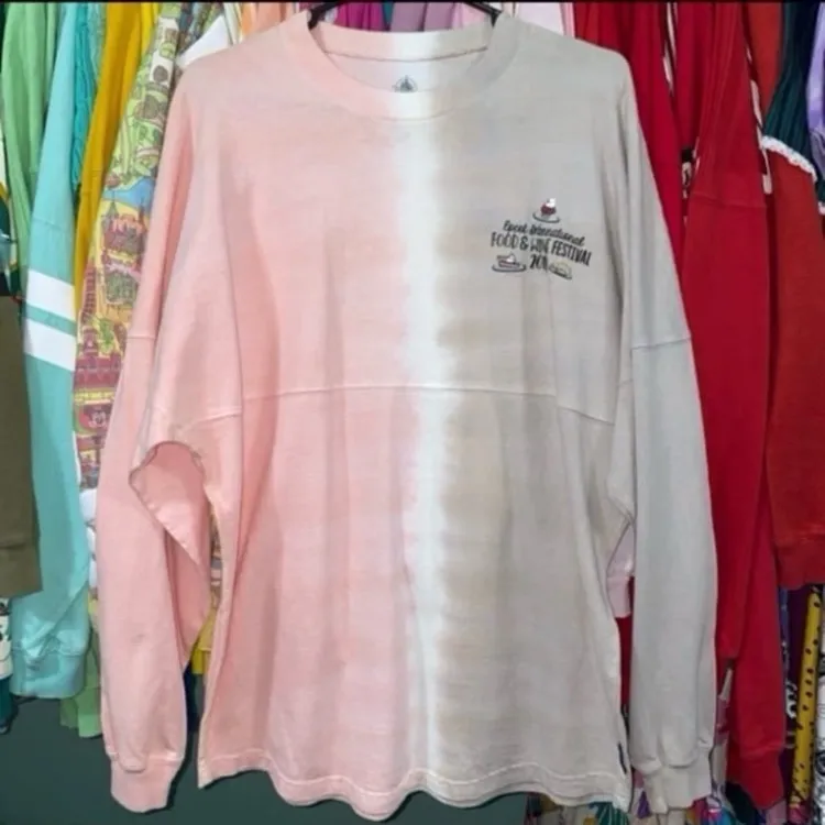 Disney parks Epcot food & wine festival chef minnie split tie dye spirit jersey - Image 6