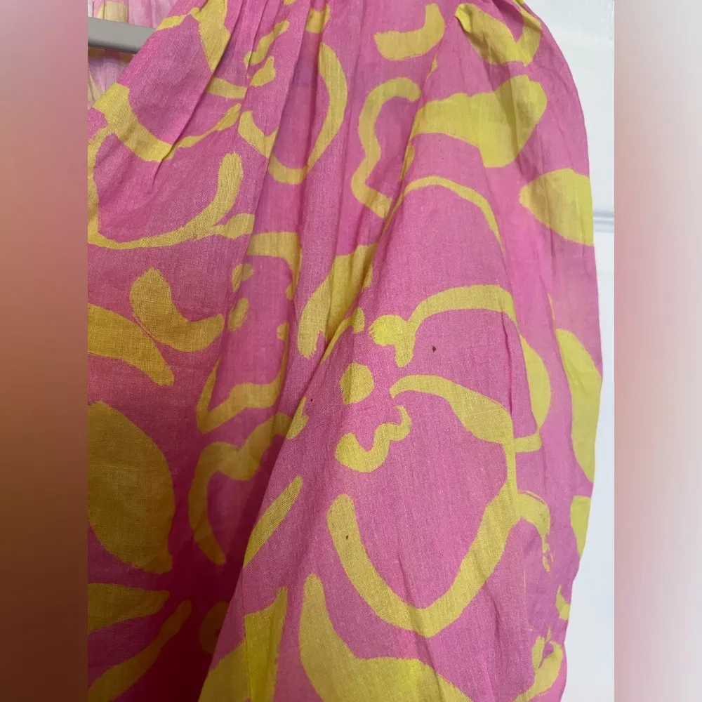 VELVET BY GRAHAM & SPENCER Kiki Dress in Pink 100% cotton - Image 7