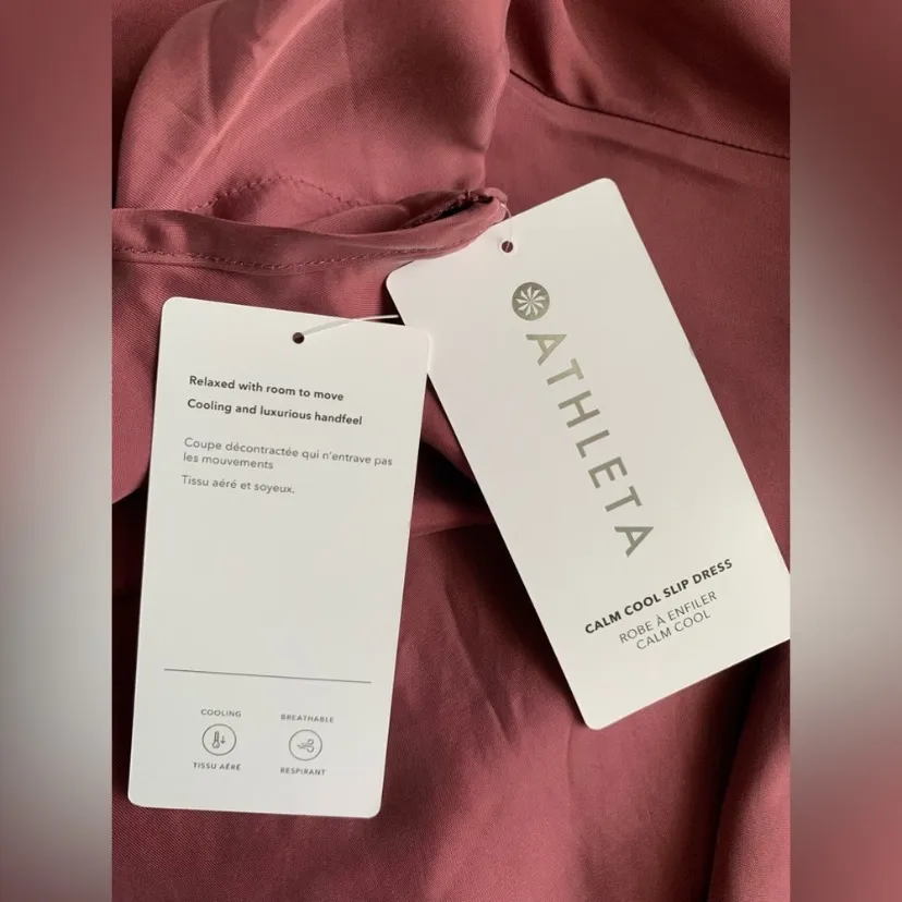 ATHLETA Calm Cool Slip Dress in tawny rose XS - Image 9
