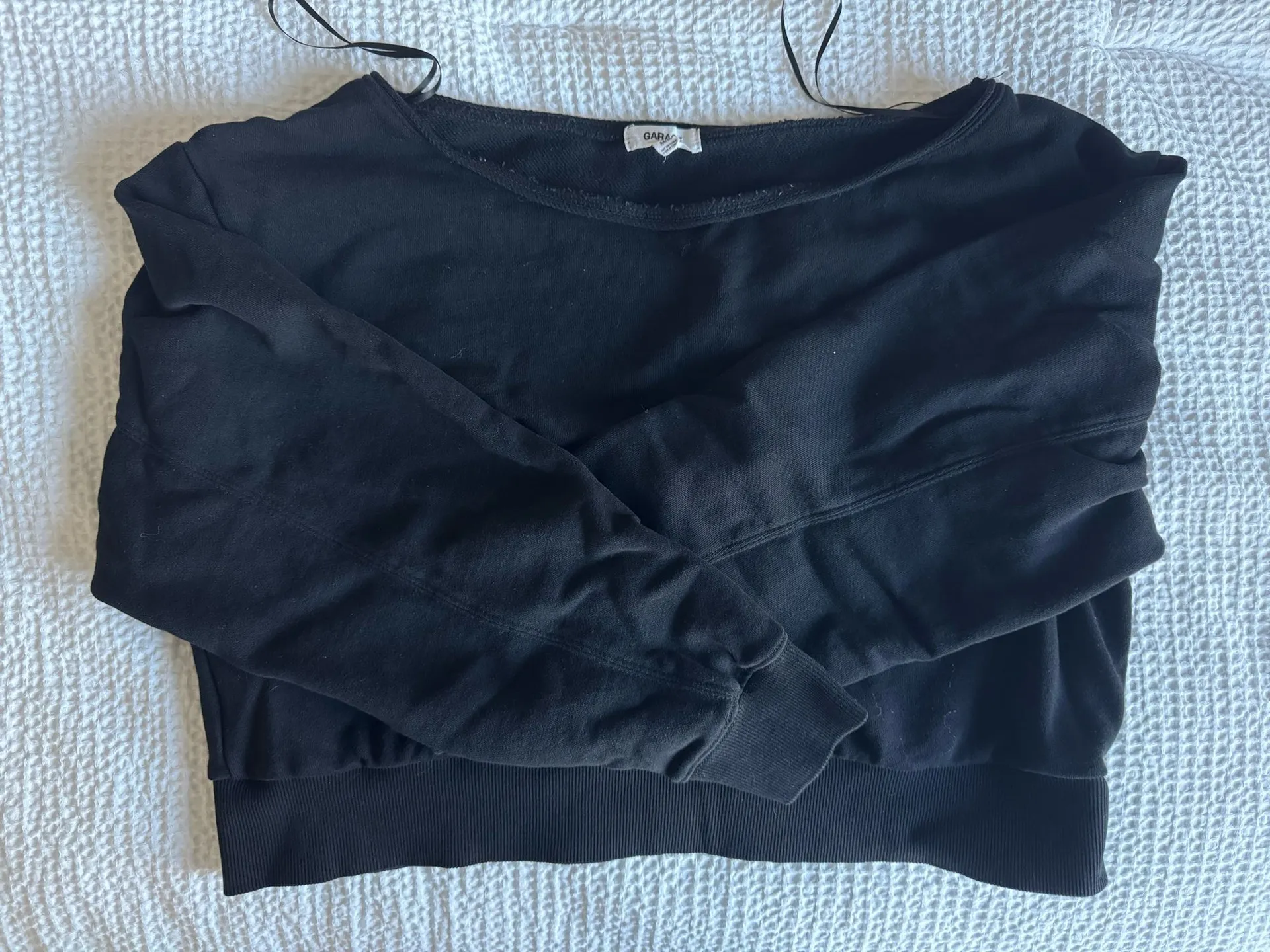 Garage Off-The-Shoulder Sweatshirt - Image 2