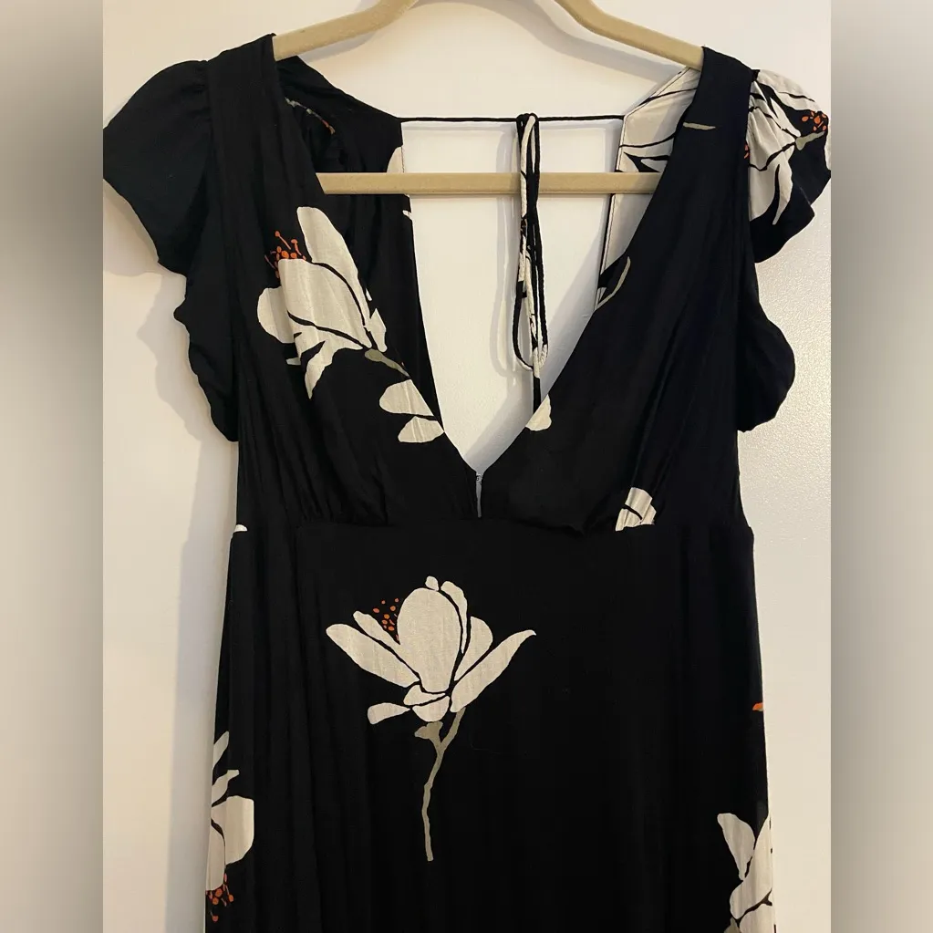 Free People Black - Asymmetrical Dress - Image 4