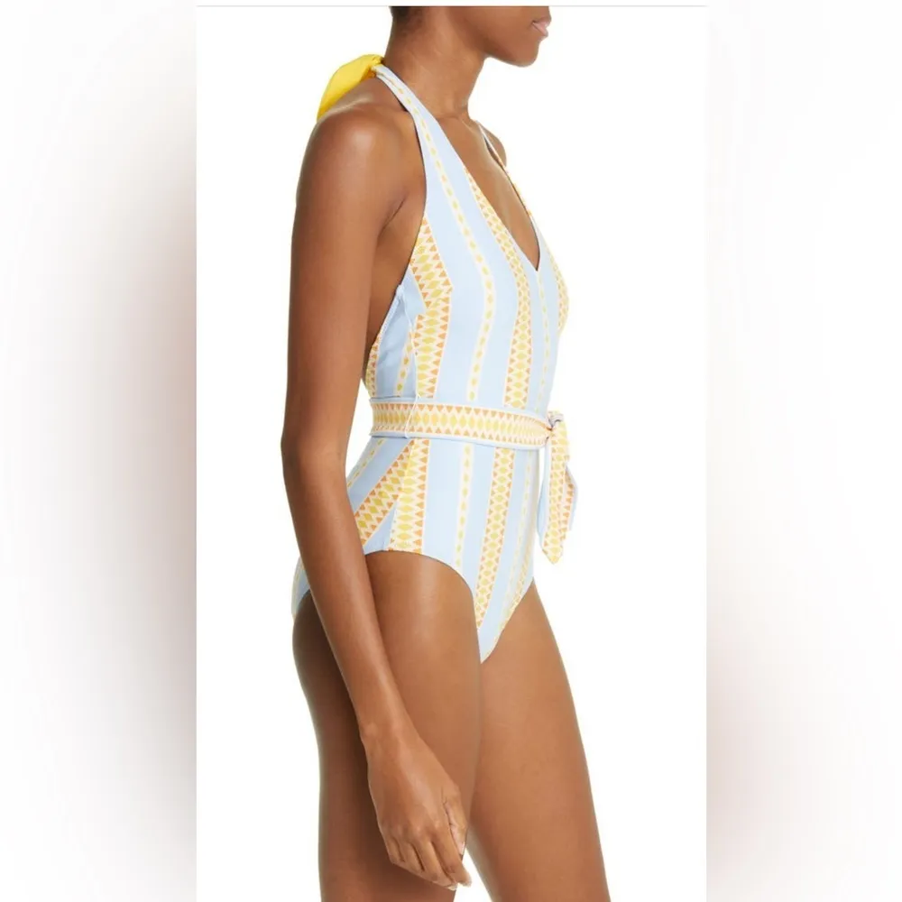 lemlem jemari tight waist One Piece Swimsuit, Medium, $250 - Image 3