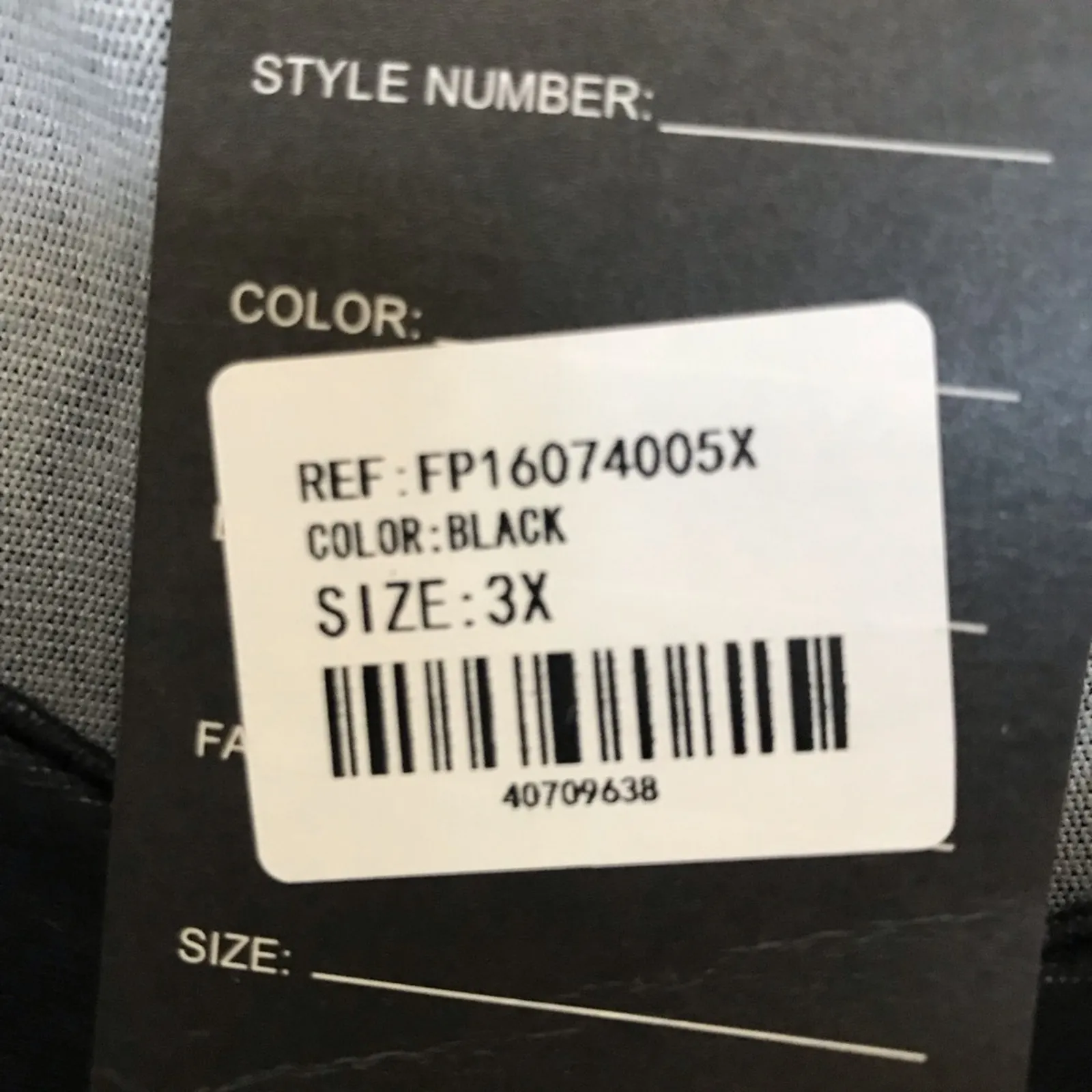 Reborn Midi Dress with Batwing Hem and 3/4 Sleeves Black Turquoise Floral 3X - Image 5