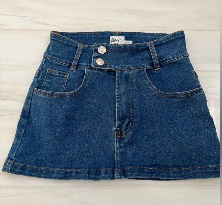 Daphne Denim Mini Skirt - Image 2