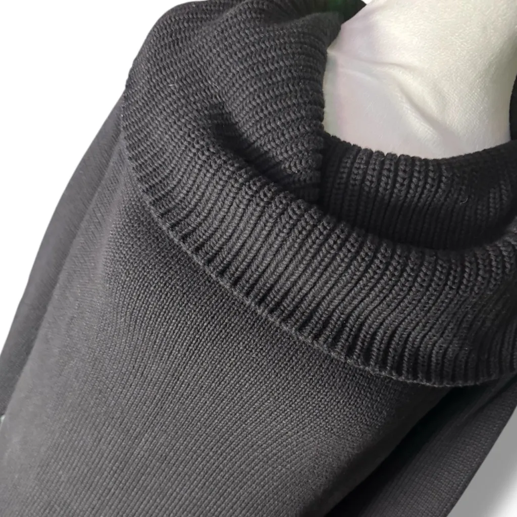 Relativity NWOT Black 100% Cotton Cowl Neck Cozy Lng Sleeve Sweater Size Small - Image 3