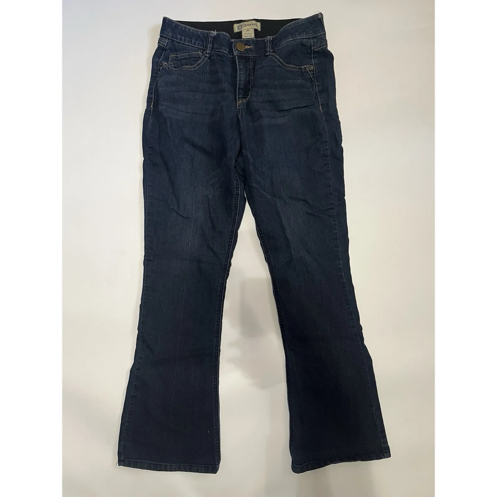Democracy Ab Solution Sz 10 Bootcut Dark Wash Jeans - Image 2