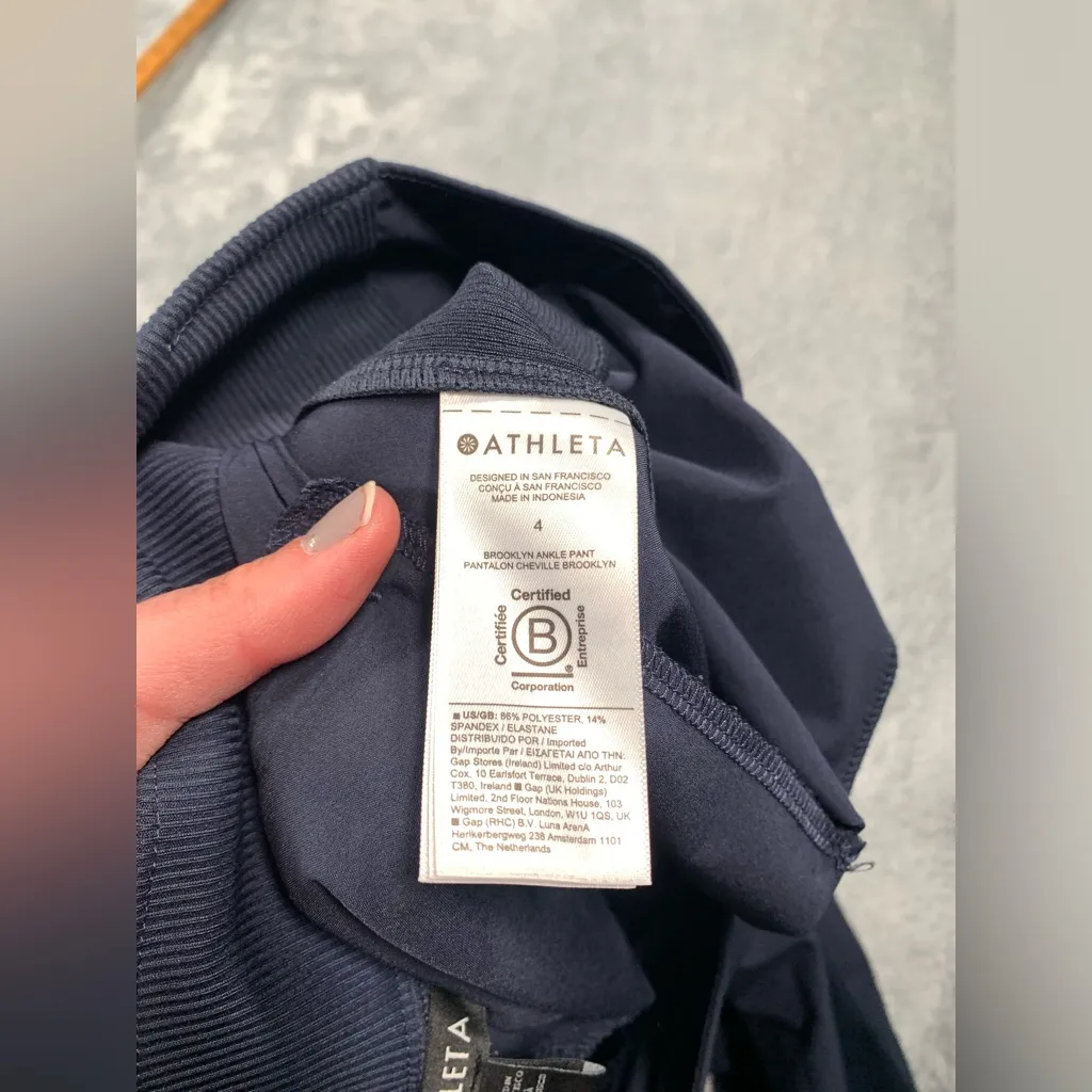 Athleta brooklyn YN ankle pant blue 4 - Image 4
