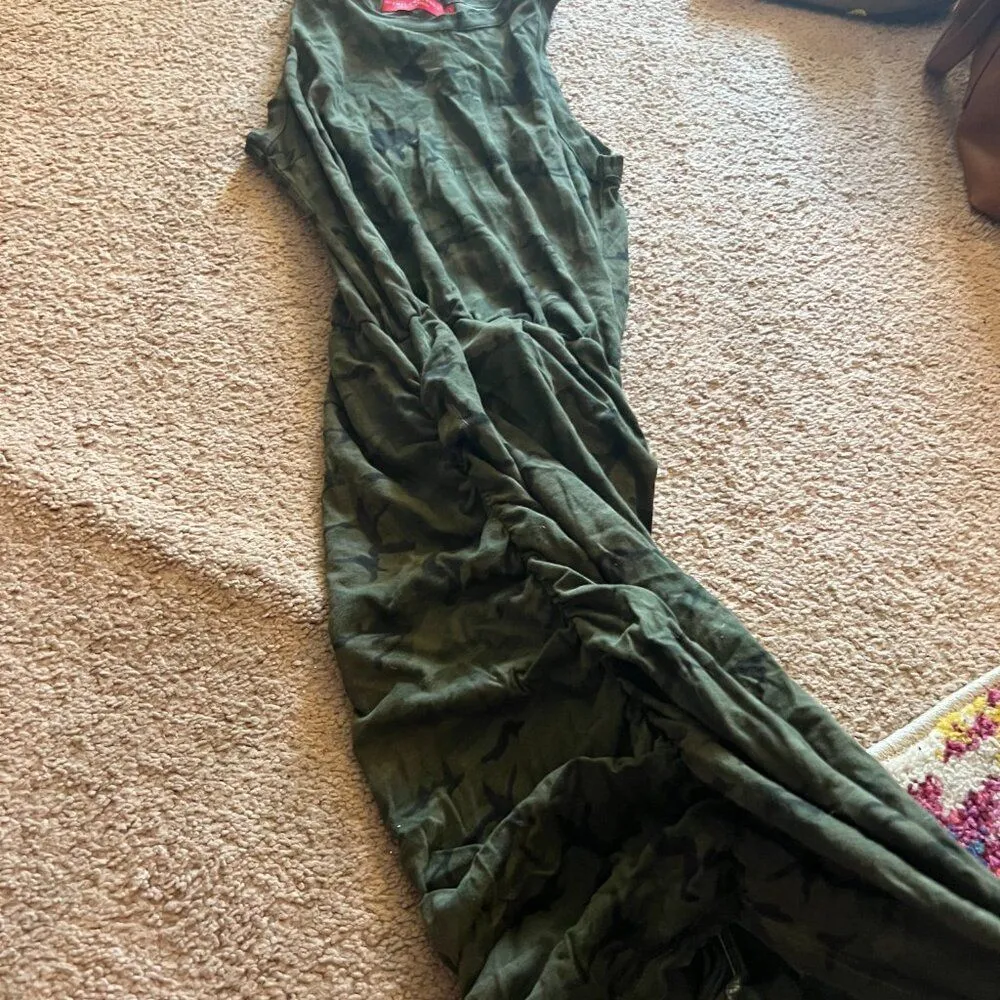 Philanthrophy green camo dress small - Image 6