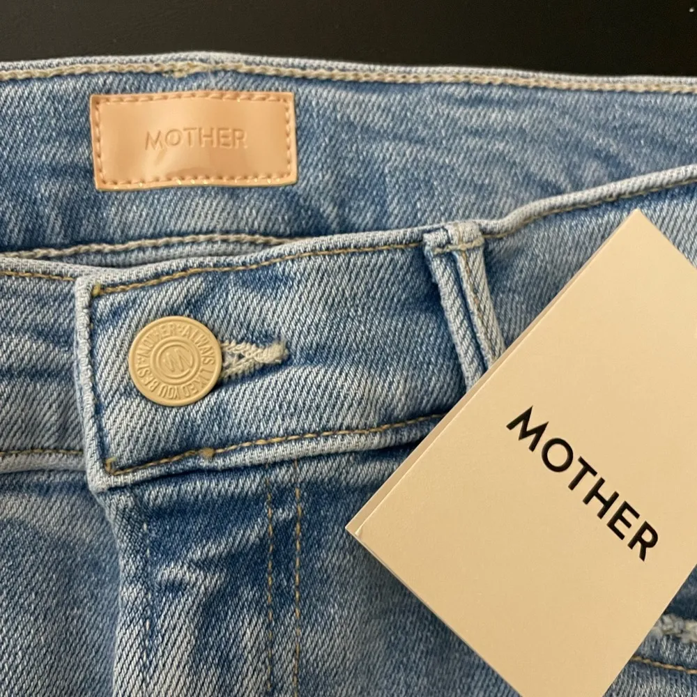 NWT MOTHER jeans Insider Crop Step Frey Limited Edition Wash Size 34 - Image 11