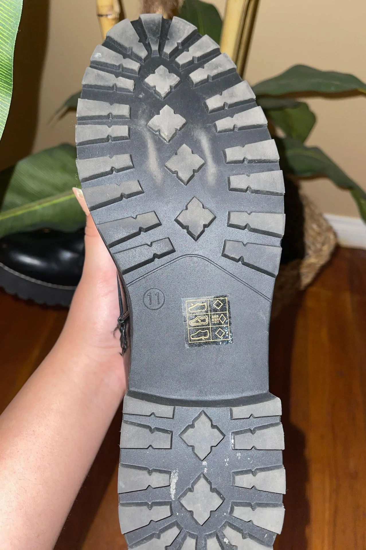 Combat Boots Black Size 11 - Image 7