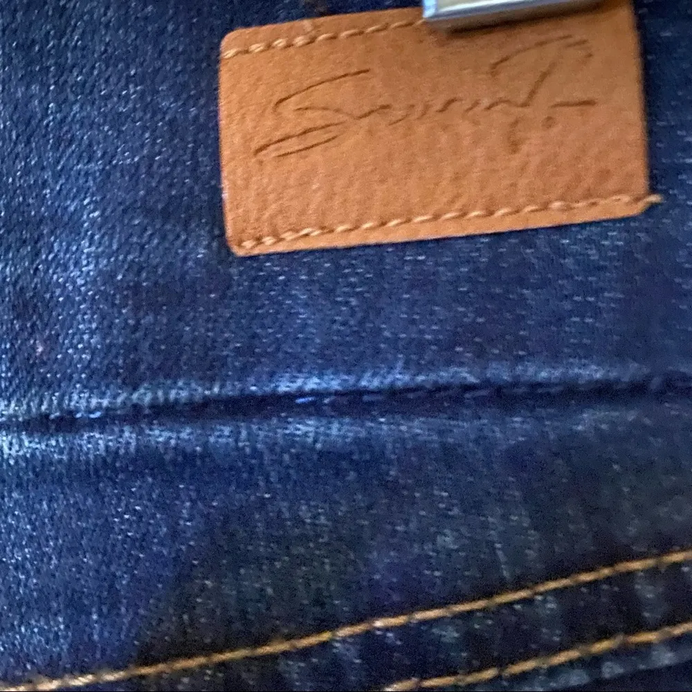 Seven7 size 10 blue jeans high-rise skinny tummyless. - Image 7