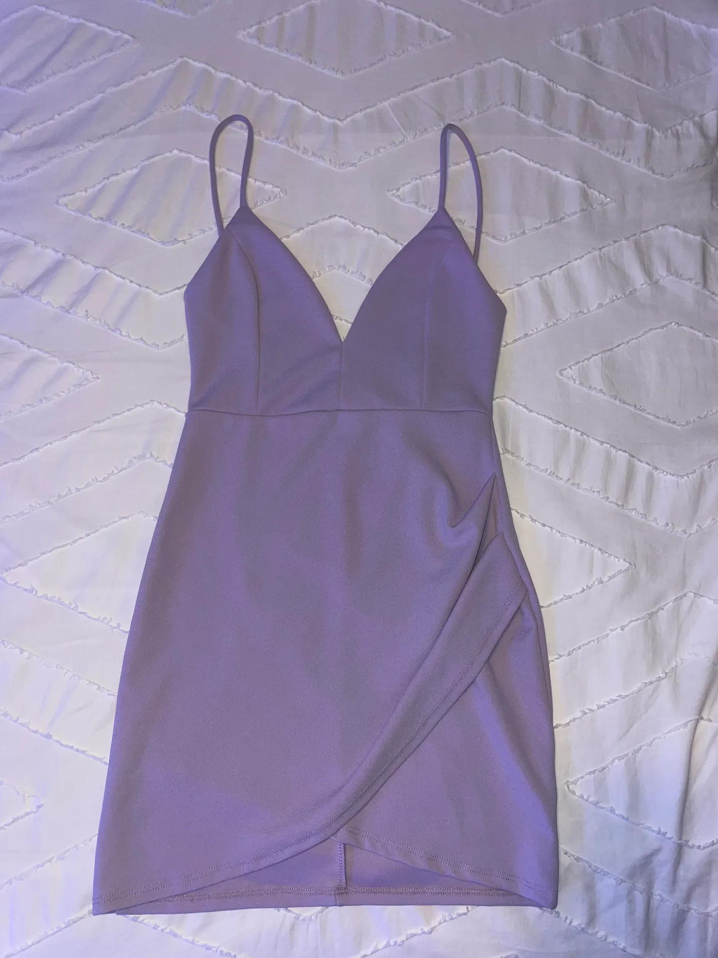 Purple Mini Dress - Image 2