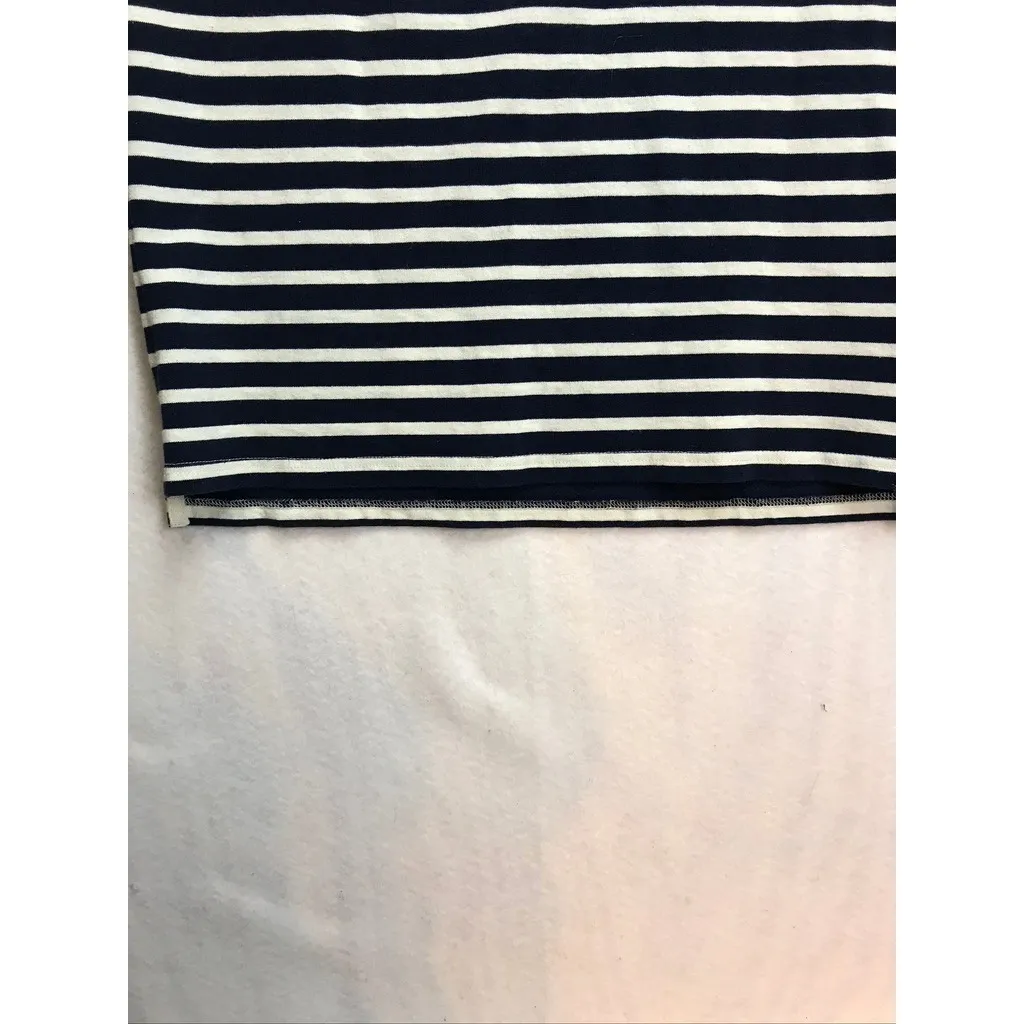 SCOTCH SODA AMSTERDAMS BLAUW Womens Striped Long Sleeve Top Size Medium - Image 2