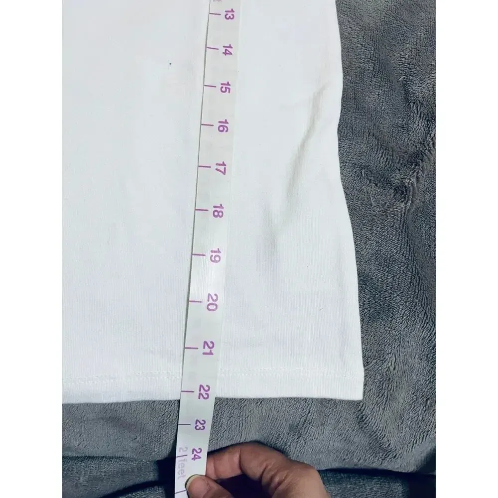 NWT J.Crew Size XS Short Sleeve Shirt Causal Women White Layering‎ - Image 6