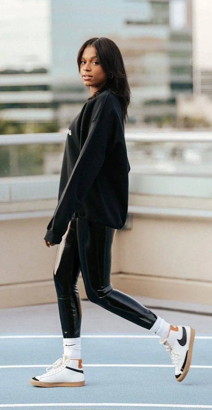 patent Leather Leggings - Image 11