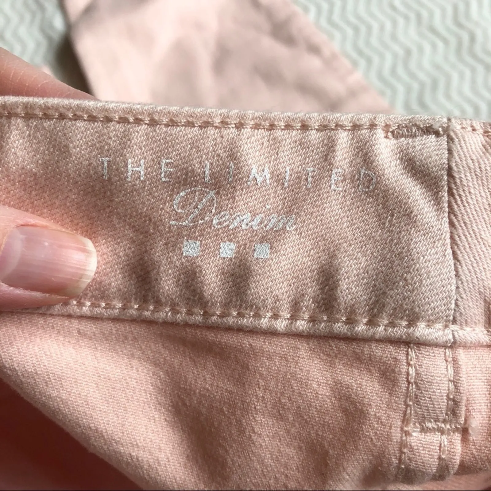 The Limited Light Pink Skinny Ankle Jeans Womens 0 Spring Pastel Barbie Denim - Image 8