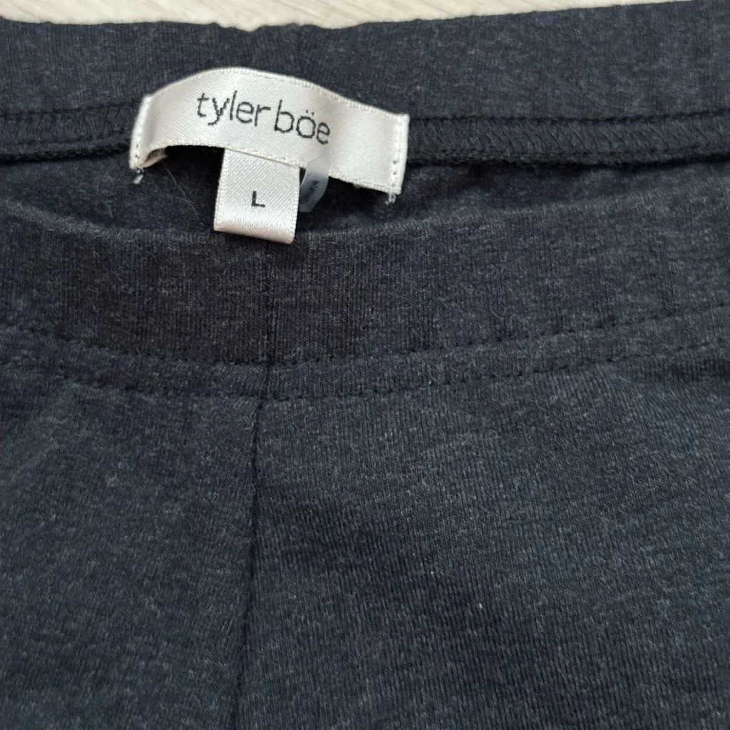 Tyler Boe Stretch Cotton Leggings | Heathered Black | Large - Image 5
