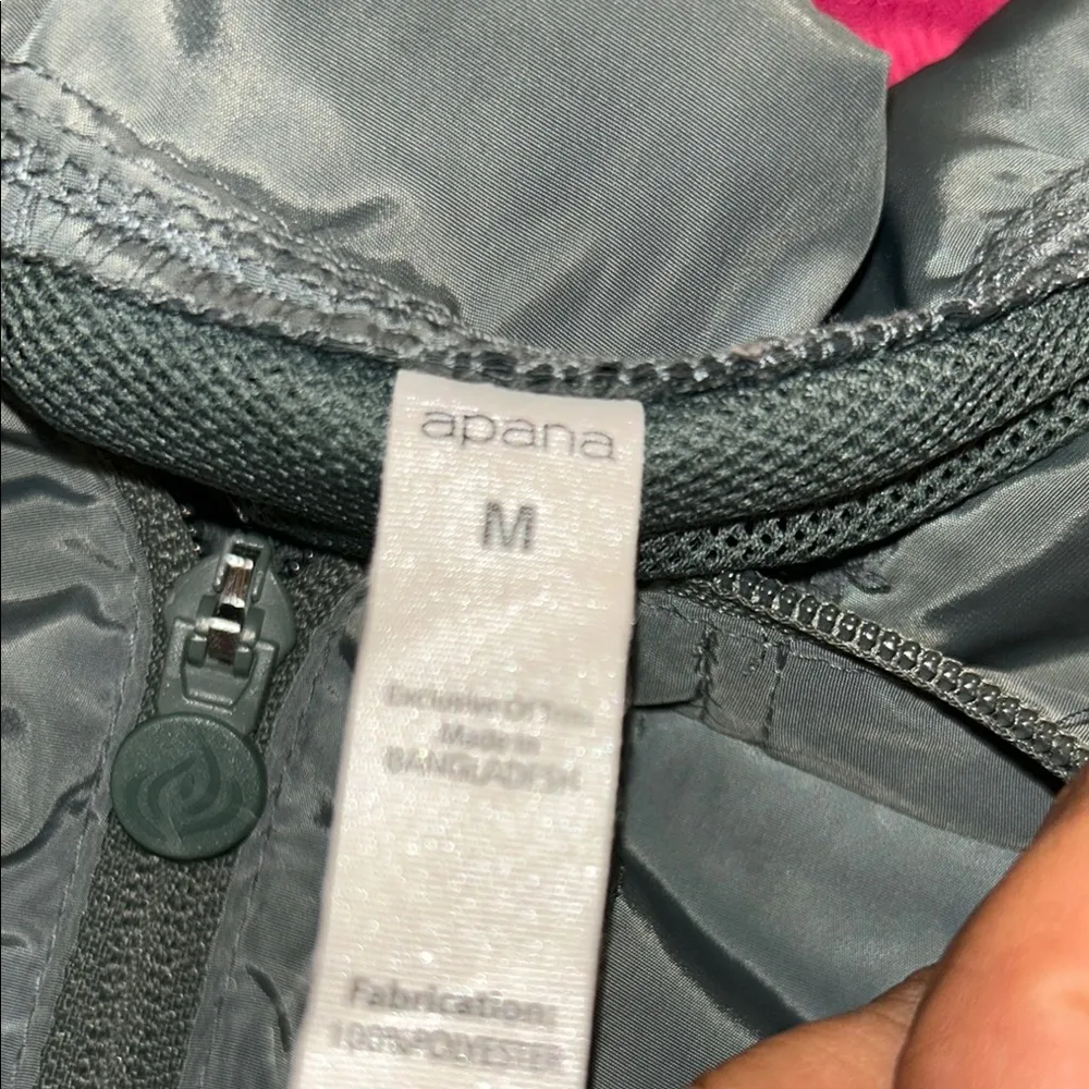 Women's Green Ski & Snow Jacket Gray Size M - Image 6