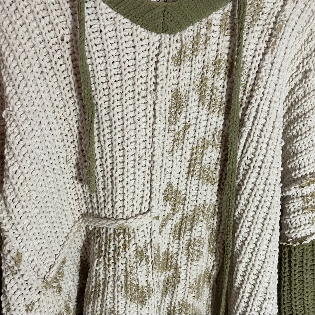 POL  Chenille Hooded Sweater - Image 5