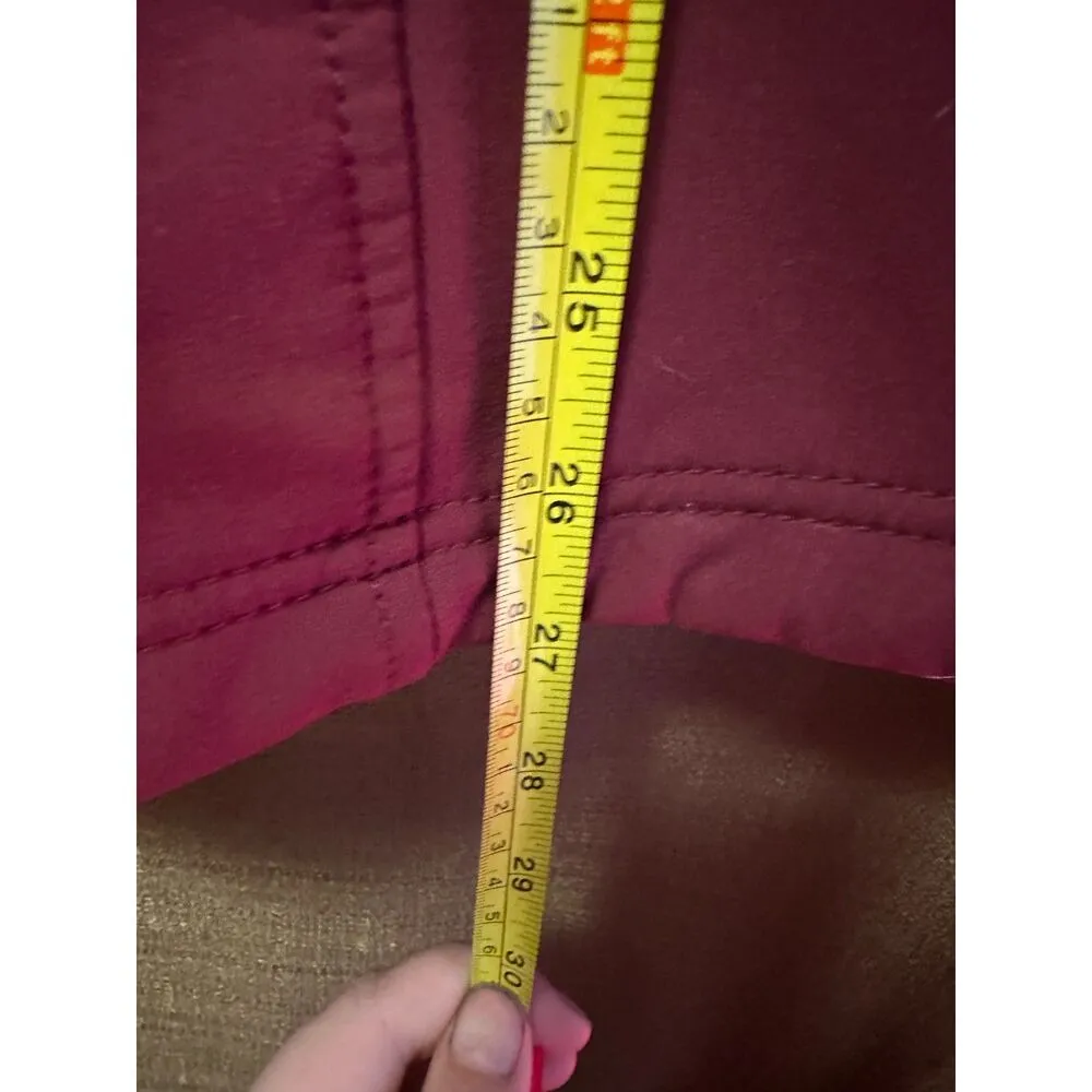 Carhartt Womans Soft Shell Gilet Vest Fleece Lined Burgundy Size Large - Image 5