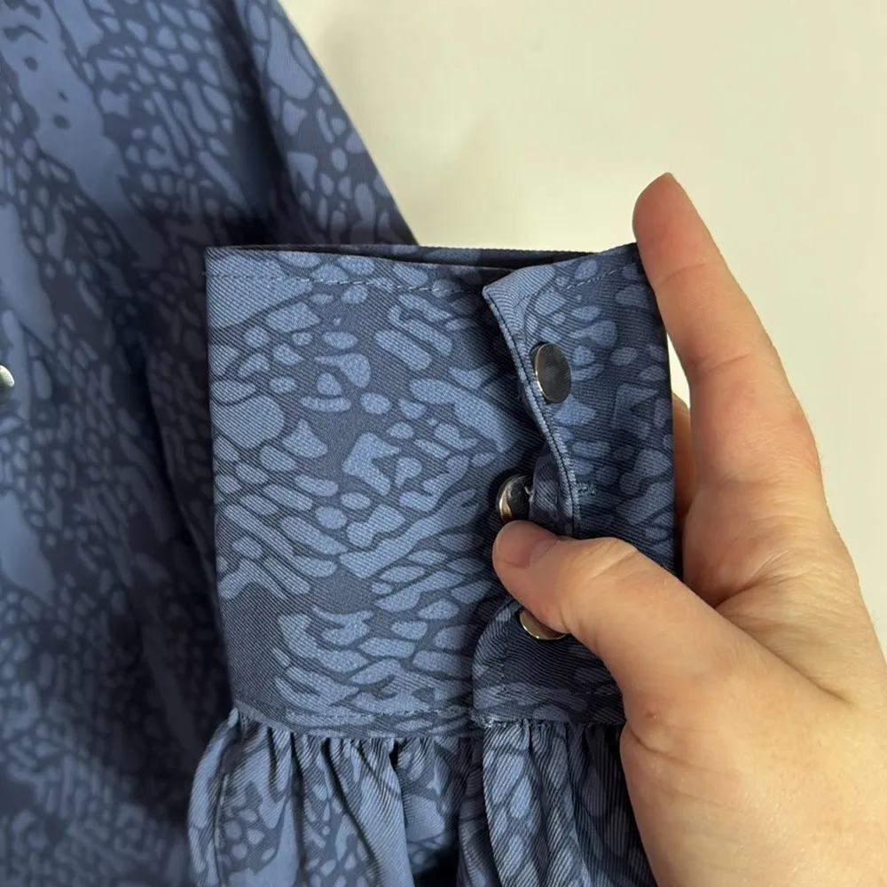 Soft Surroundings Irina Dress Night Shadow Blue no belt size PXS - Image 7