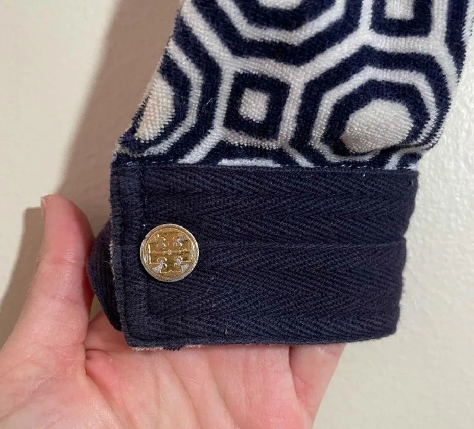 Tory Burch Terry Cloth Zip Up Hoodie - Image 5