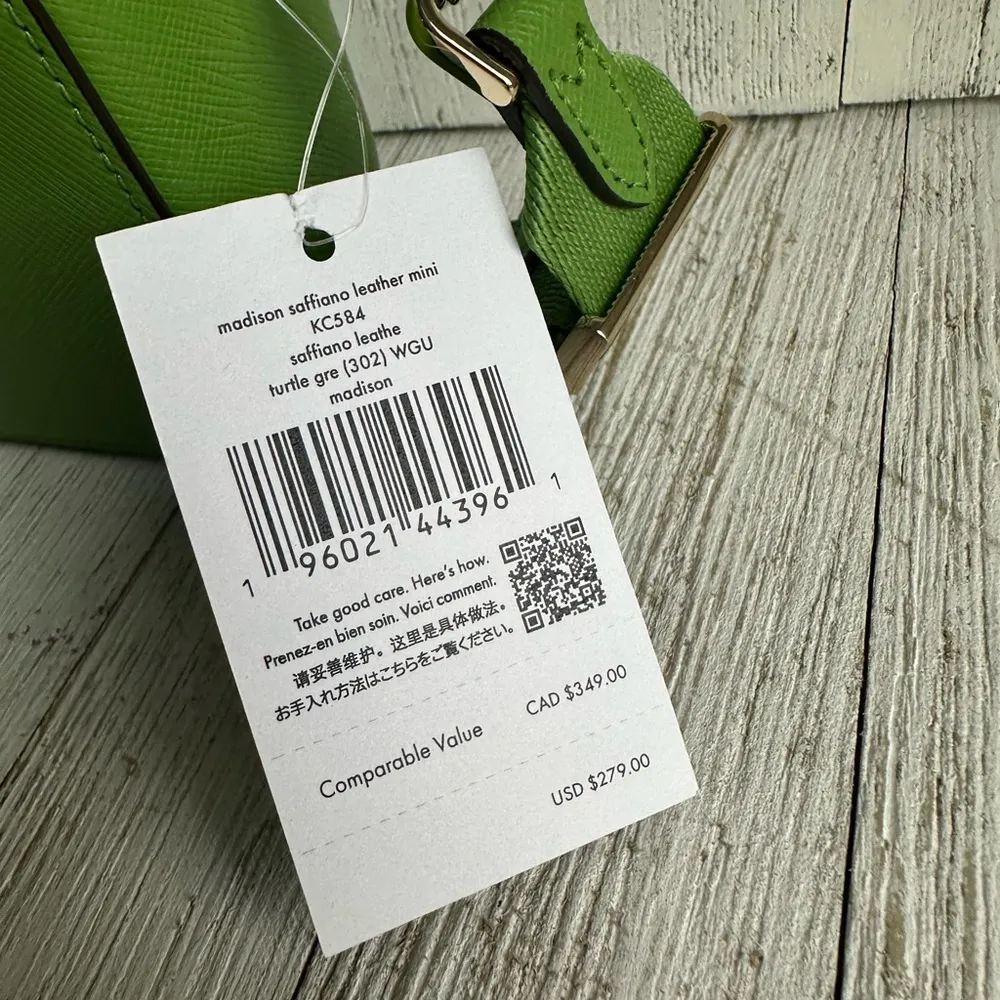 Madison Saffiano Leather Mini Camera Bag - Image 8