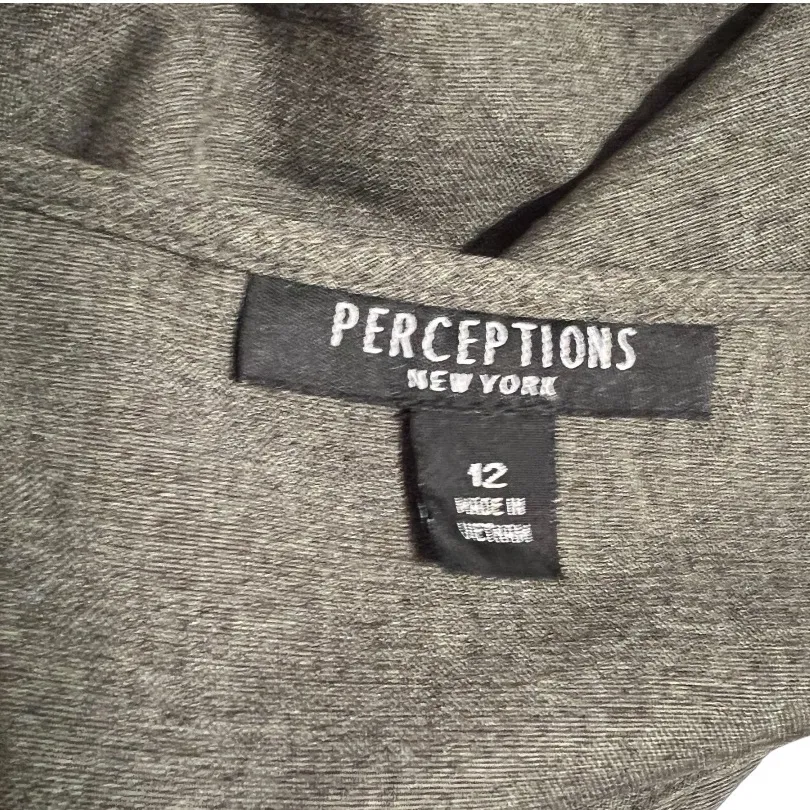 Vintage Perceptions‎ NY Polyester Pantsuit Size 12 - Image 7